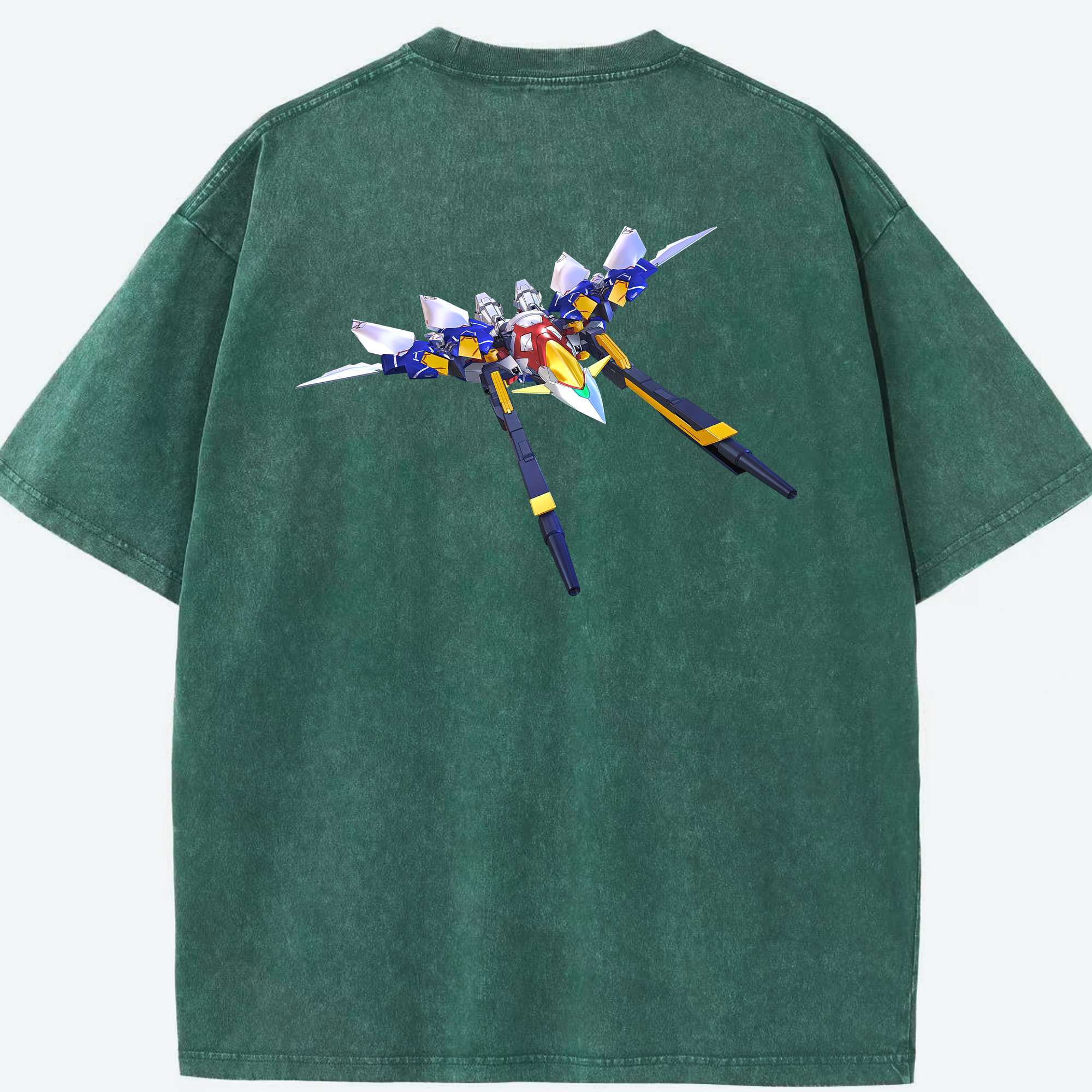 （画像用） 機動戦士ガンダム Mobile Suit Gundam 綿100% ヴィンテージ風 半袖Tシャツ（背面プリント）